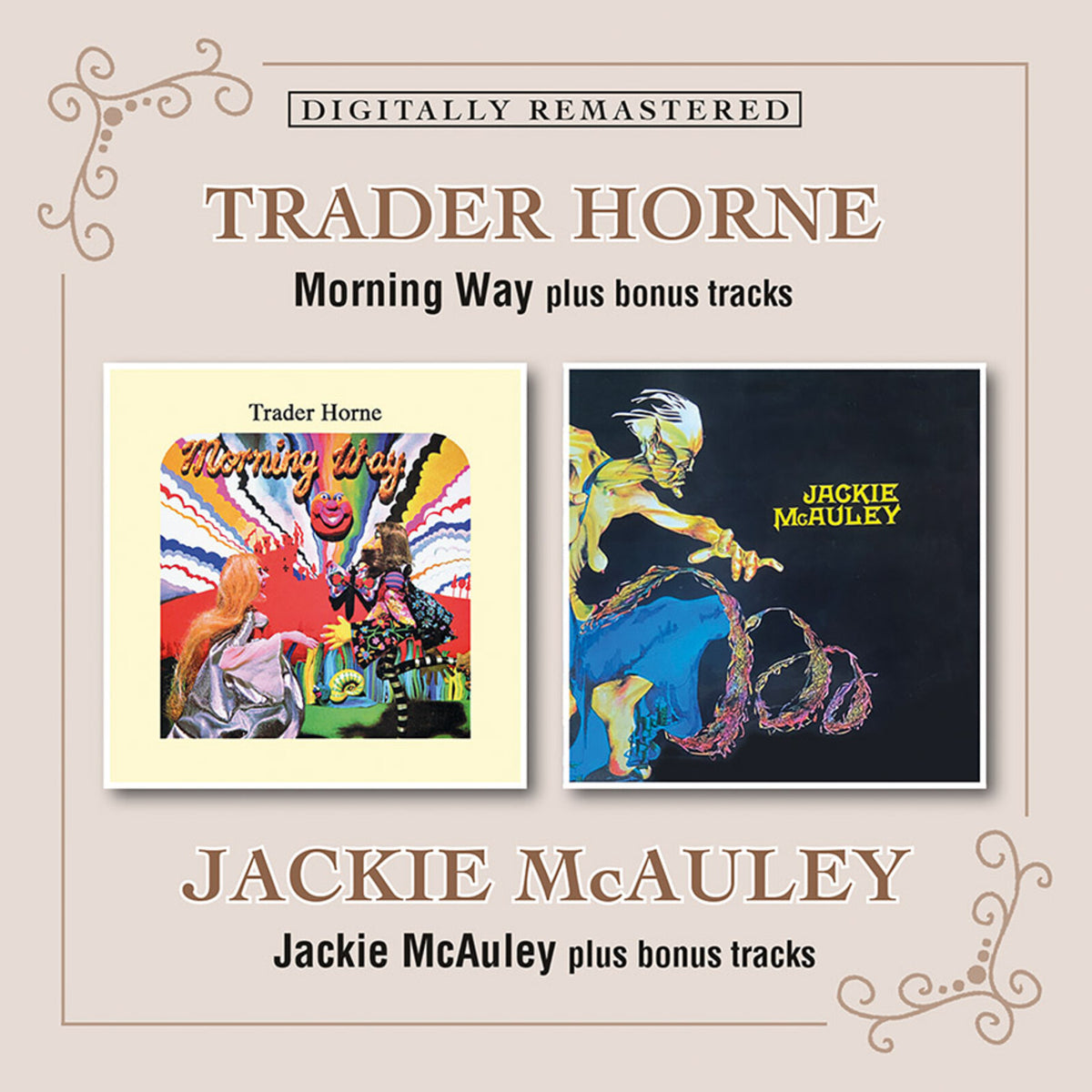 Trader Horne / Jackie McAuley - Morning Way /Jackie McAuley plus bonus tracks - BGOCD1541