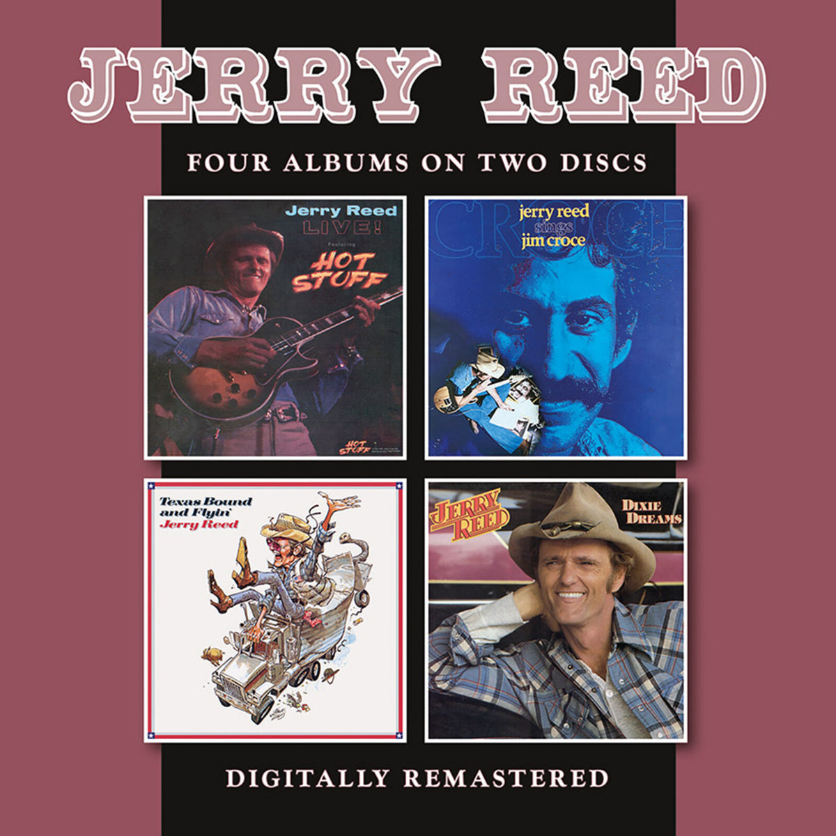Jerry Reed Merch Jerry Reed: Jerry Reed Live / Sings Jim Croce / Texas Bound & Flyin ...