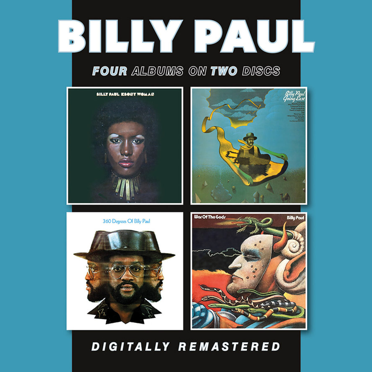 Billy Paul - Ebony Woman / Going East / 360 Degrees Of Billy Paul / War Of The Gods - BGOCD1561