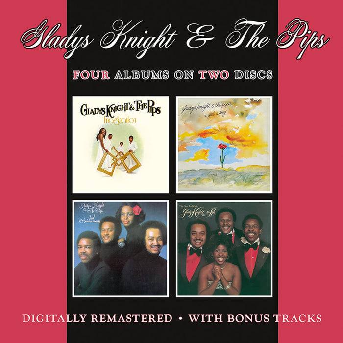 Gladys Knight & The Pips - Imagination / I Feel A Song / 2nd Anniversary / The One And Only... plus bonus tracks - BGOCD1567