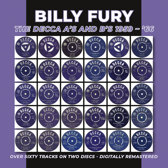Billy Fury - The Decca A's and B's 1959 - '66 - BGOCD1579