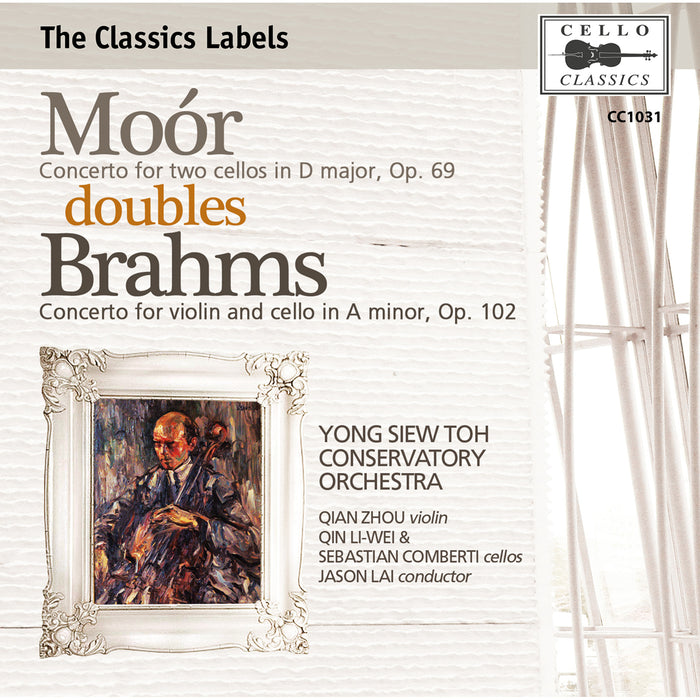 Qin Li-Wei; Qian Zhou; Yong Siew Toh Conservatory Orchestra; Sebastian Comberti; Jason Lai - Moor doubles Brahms - CC1031