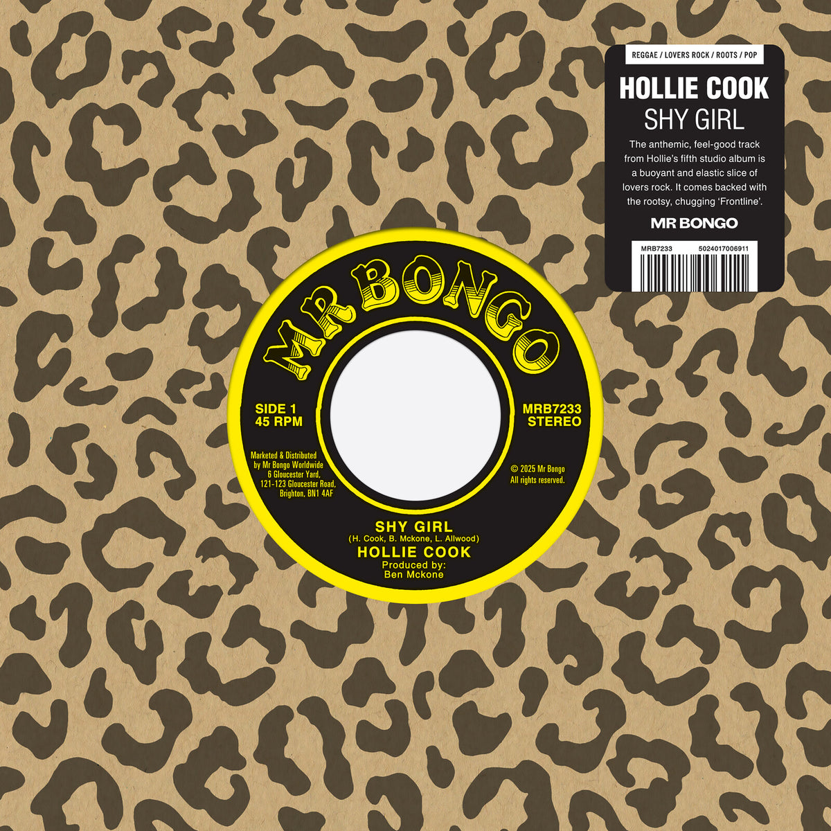 Hollie Cook - Shy Girl / Front Line - MRB7233