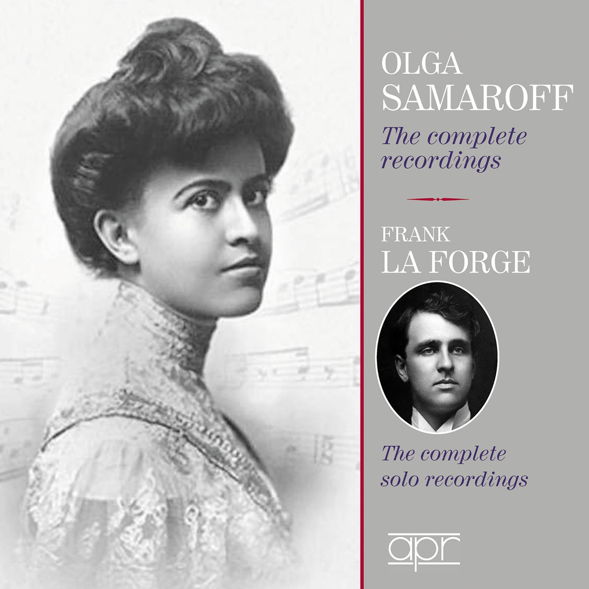 Olga Samaroff; Frank La Forge - Olga Samaroff & Frank La Forge: The complete solo recordings - APR_6044