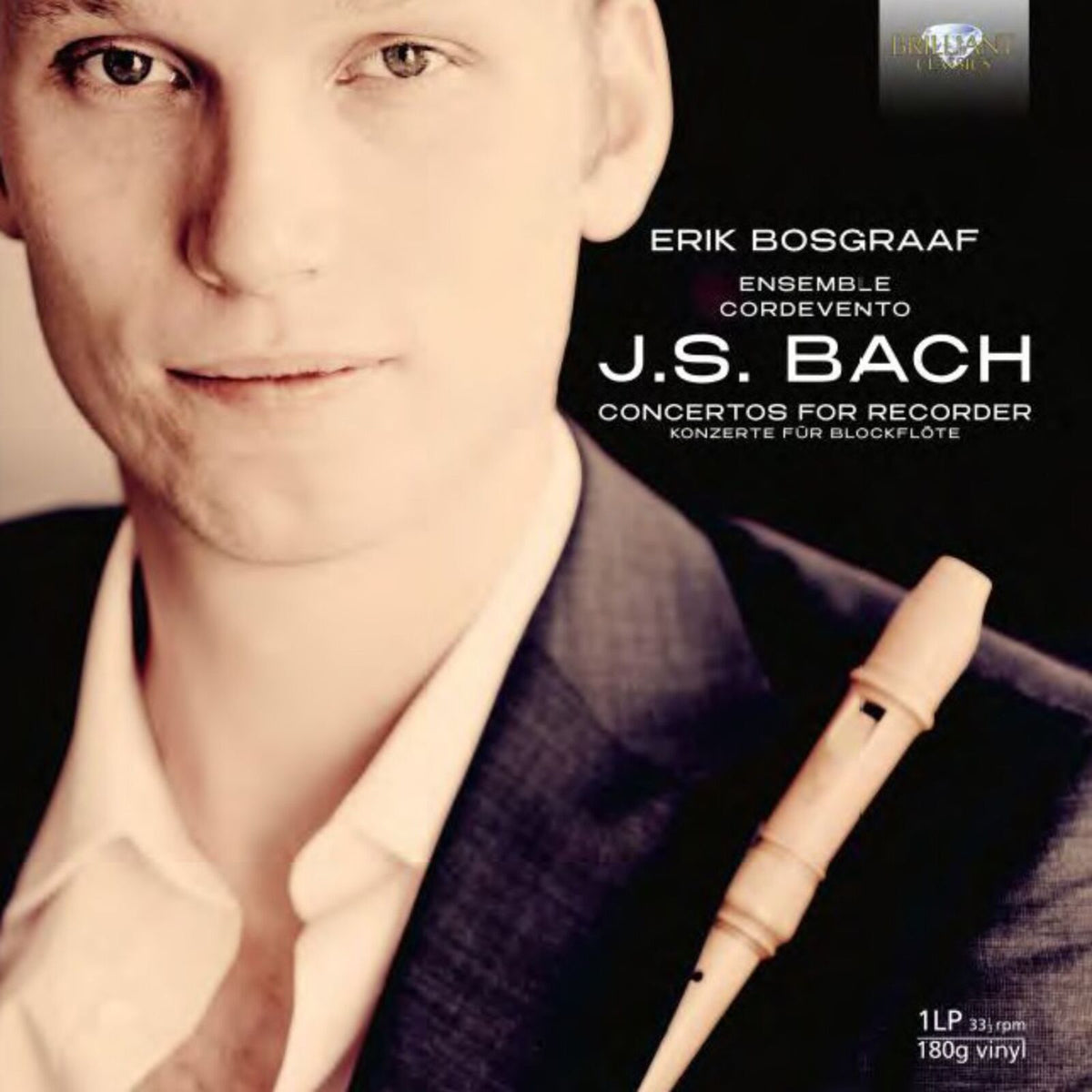 Erik Bosgraaf/Ensemble Cordevento - J.S. Bach: Concertos for Recorder - 90012