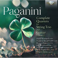 Alberto Mesirca|Daniel Rowland|Vladimir Mendelssohn|Razvan Popovici|Maja Bogdanovic|Claude Frochaux|Joël Waterman - Paganini: Complete Quartets for String Trio and Guitar, Vol. 1 - 96872