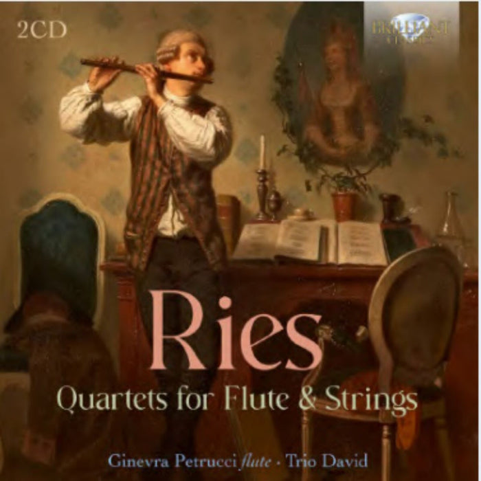 Ginevra Petrucci/Trio David - Ries: Quartets for Flute & Strings - 97150