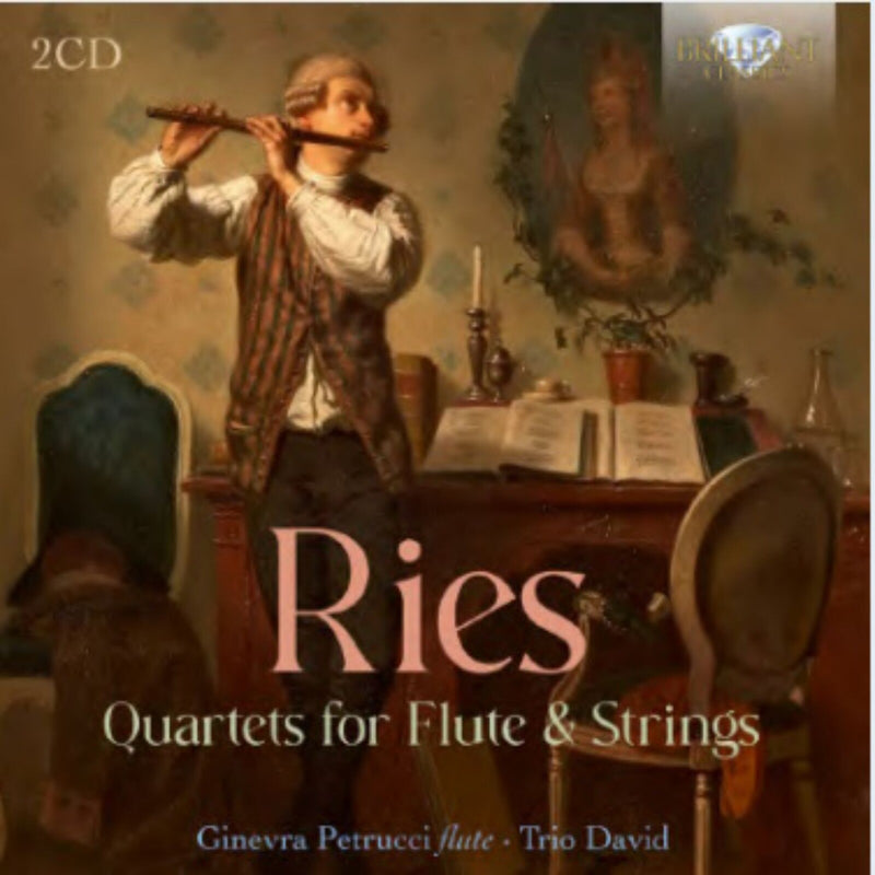 Ginevra Petrucci/Trio David - Ries: Quartets for Flute & Strings - 97150