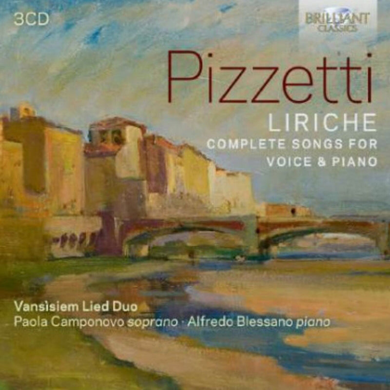Vansisiem Lied Duo/Paola Camponovo/Alfredo Blessano - Pizzetti: Liriche, Complete Songs for Voice & Piano - 97507