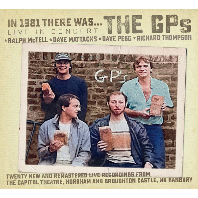 THE GPS - In 1981There was ... the GPs - Live in Concert - TECD505