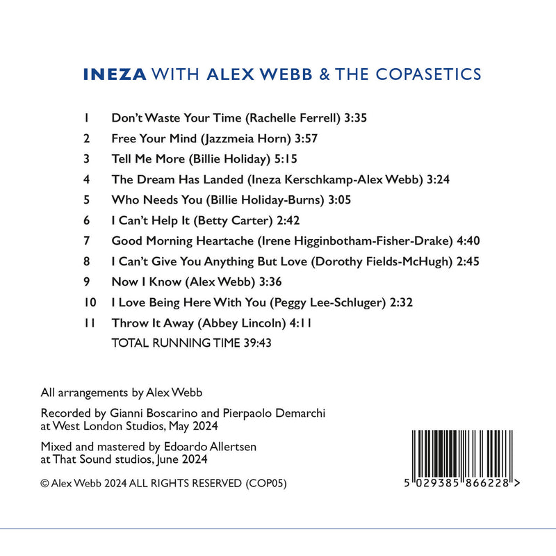 Ineza with The Alex Webb & The Copasetics - Women's Words - Sisters' Stories - COP05