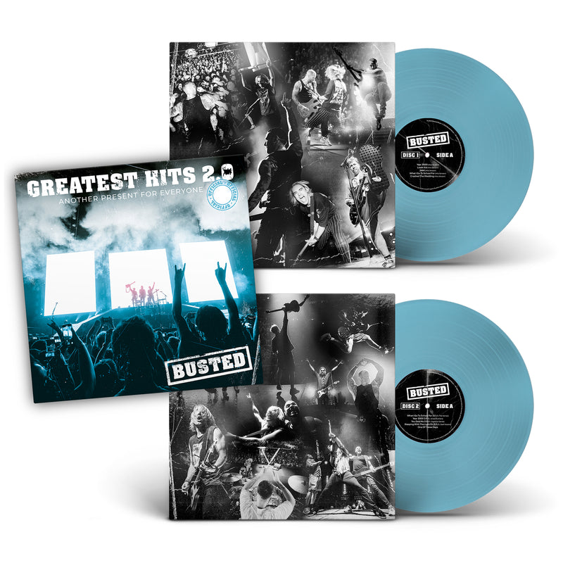 Greatest Hits 2.0 (Another Present For Everyone) Opaque Blue Vinyl by Busted - J04VX