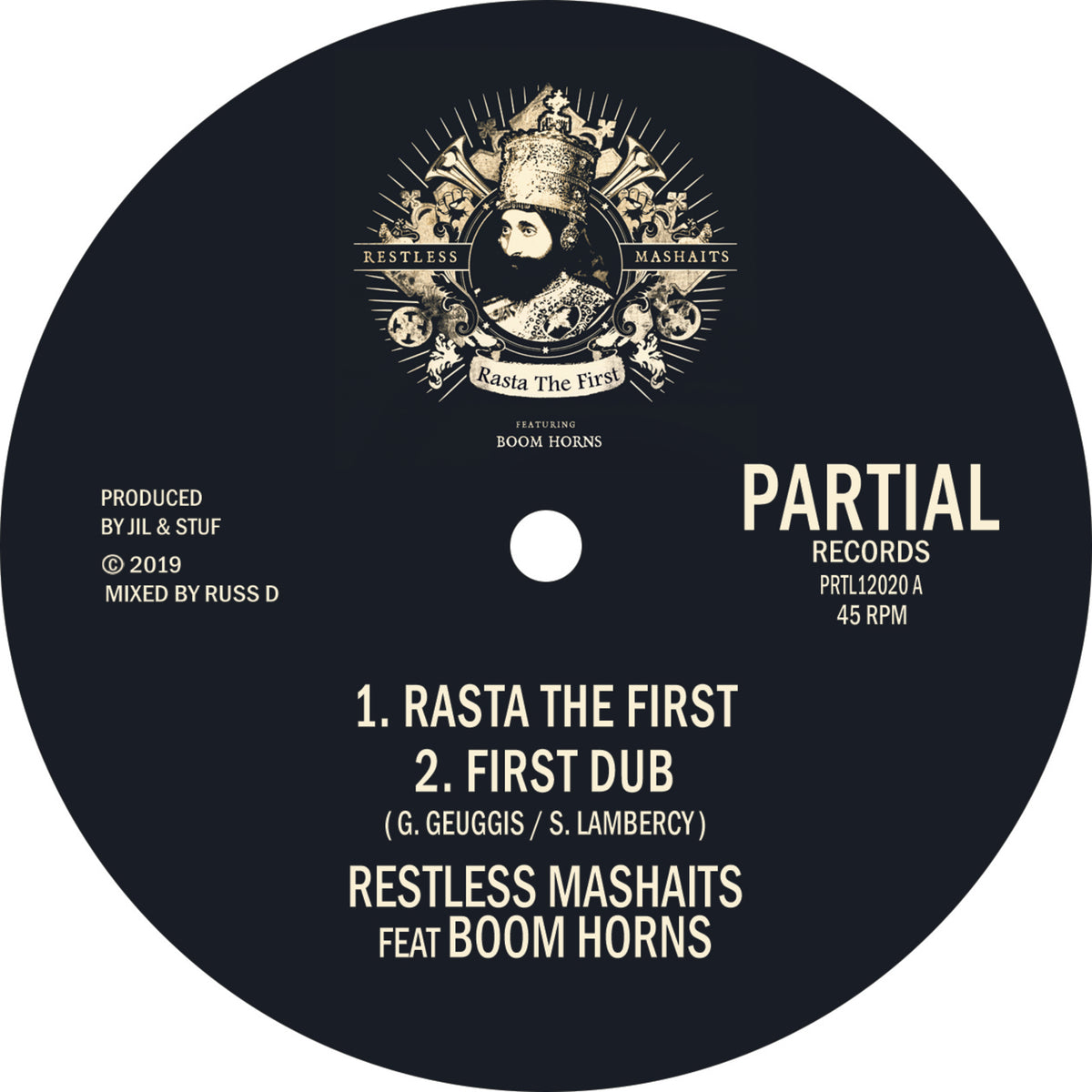 Restless Mashaits Feat. Boom Horns - Rasta the First - PRTL12020