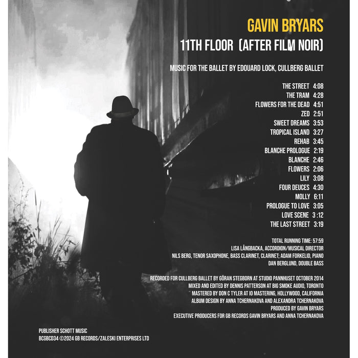 Gavin Bryars - 11th Floor (after film noir) - BCGBCD34
