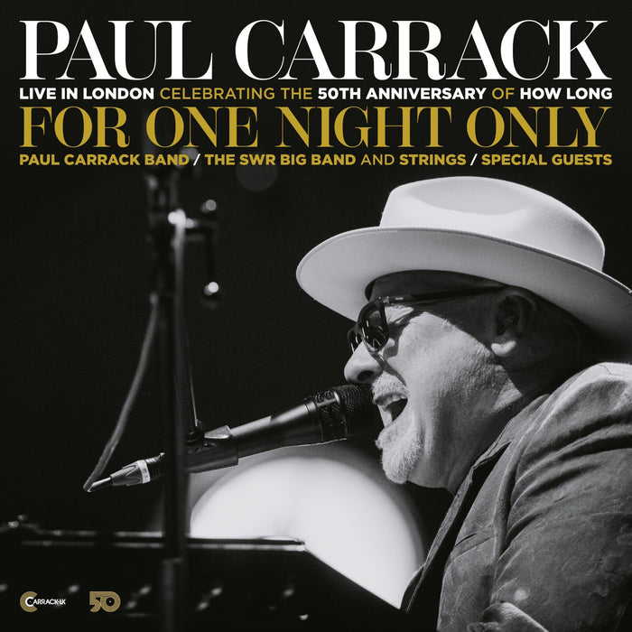 Paul Carrack - For One Night Only - Live In London - PCARCD39