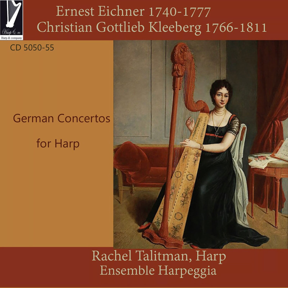 Rachel Talitman & Ensemble Harpeggia - Eichner / Kleeberg: German Concertos for Harp - CD505055
