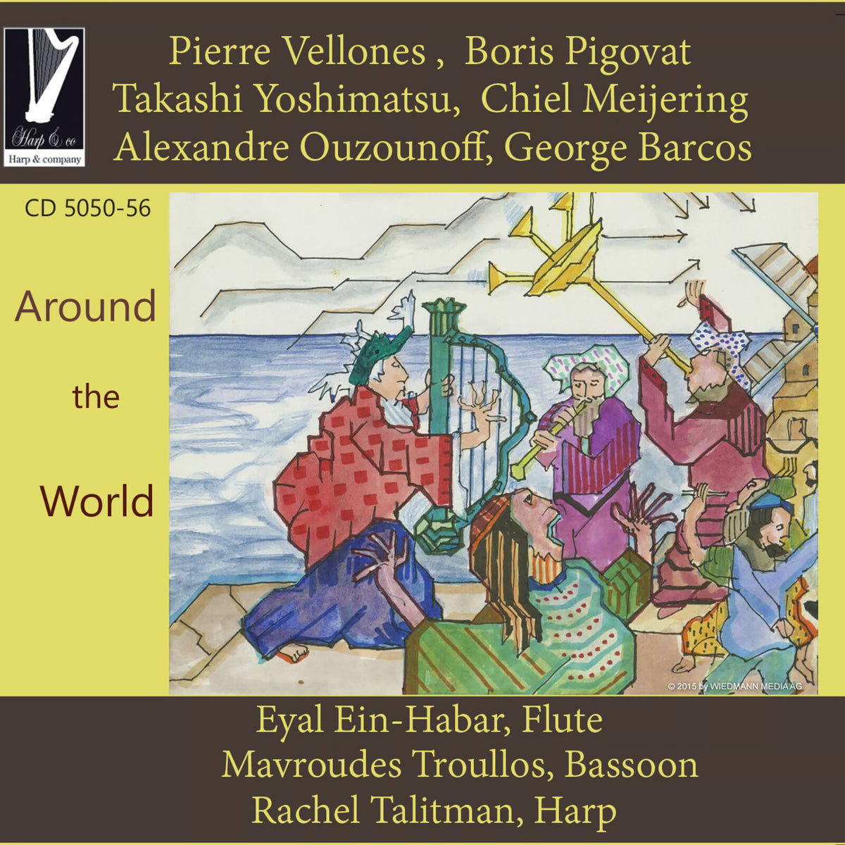 Eyal Ein-Habar, Mavroudes Troullos & Rachel Talitman - Around the World - CD505056