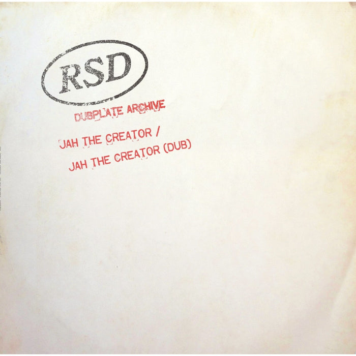 RSD - Jah The Creator / Jah The Creator Dub - Clear Red - RARC030VR