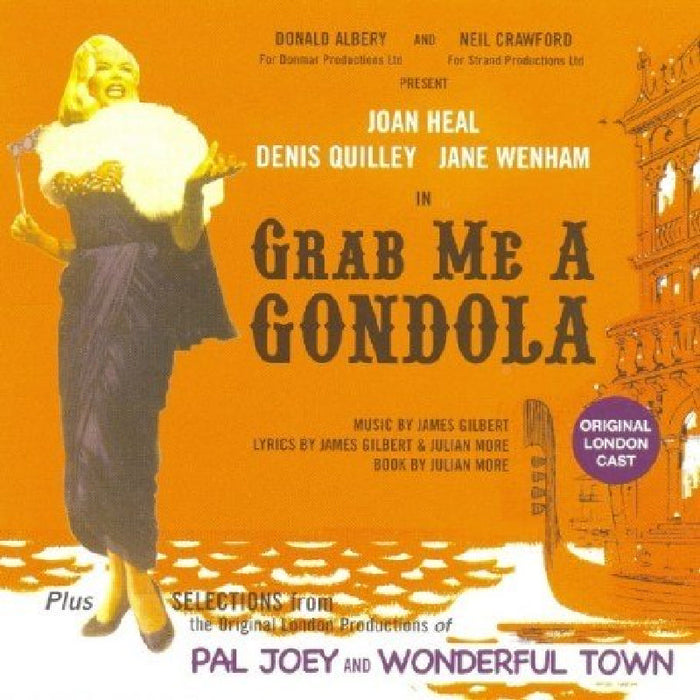 Original London Cast - Grab Me a Gondola Plus Selections from Pal Joey and Wonderful Town - SEPIA1101