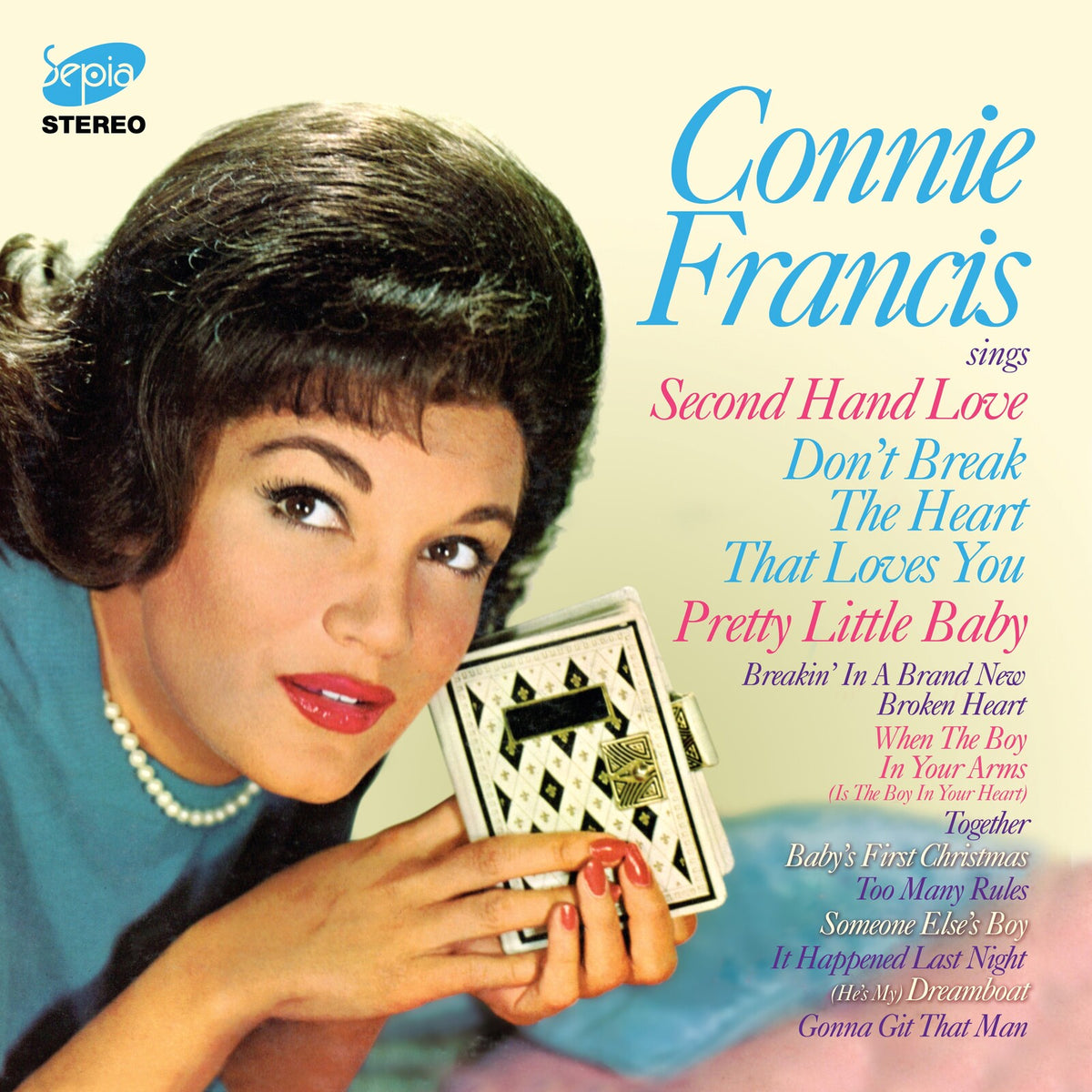 Connie Francis - Connie Francis sings Second Hand Love & Pretty Little Baby etc. - Black Vinyl - SEPIA3002
