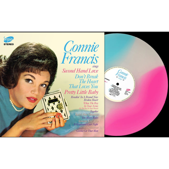 Connie Francis - Connie Francis sings Second Hand Love & Pretty Little Baby etc. - Multi-Colour Vinyl - SEPIA3003