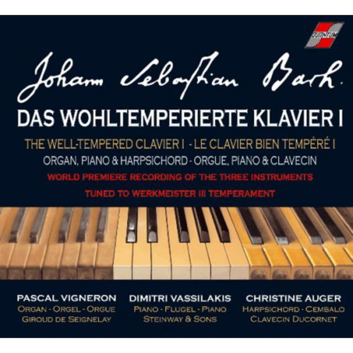 Vigneron/vassilakis/auger - Das Wohlremperierte Klavier Vol.1 - QM7039