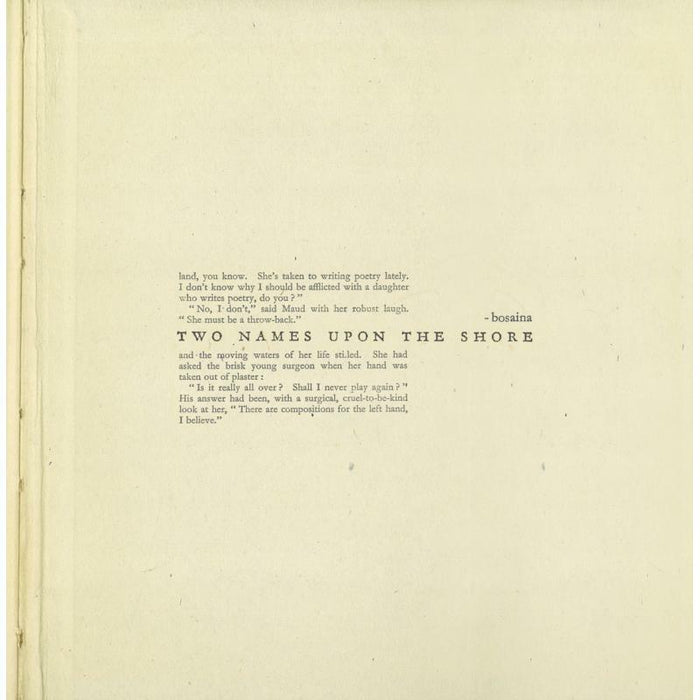 Bosaina - New York / Two Names Upon the Shore - CREP45