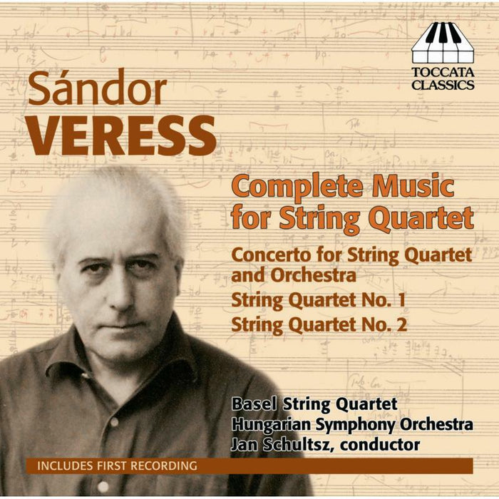 Basal String Quartet - Veress: Complete Music For Strings - TOCC0062