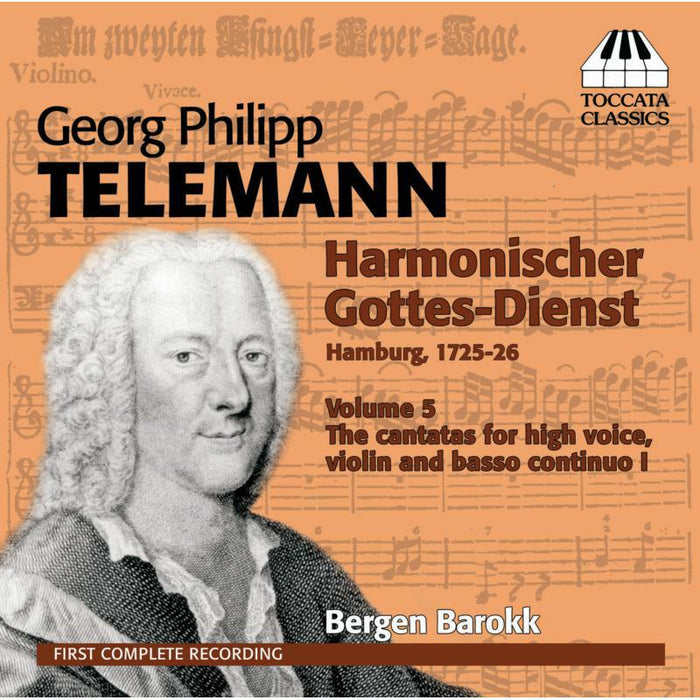 Bergen Barokk - Telemann: Six Cantatas - TOCC0102