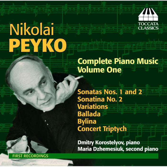 Korostelyov:Dzhemesiuk - Peyko: Piano Music Volume 1 - TOCC0104