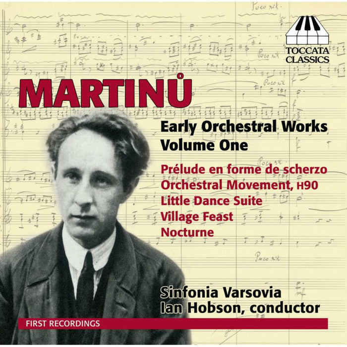 Sinfonia Varsovia:Hobson - Martinu: Early Orchestra Works Vol. 1 - TOCC0156