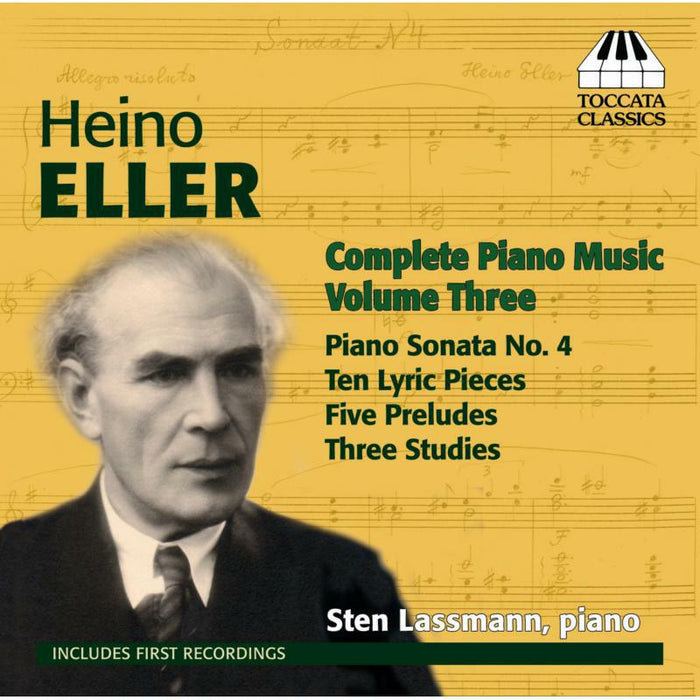 Sten Lassmann - Eller: Complete Piano Music Vol. 3 - TOCC0161