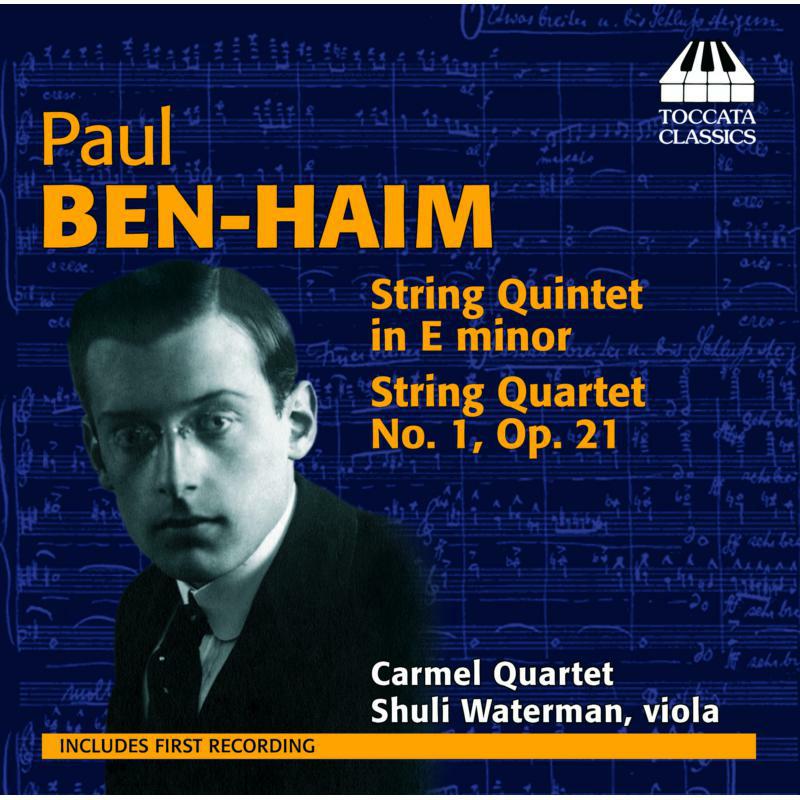 Carmel Quartet:Waterman - Haim: Chamber Music For Strings - TOCC0214
