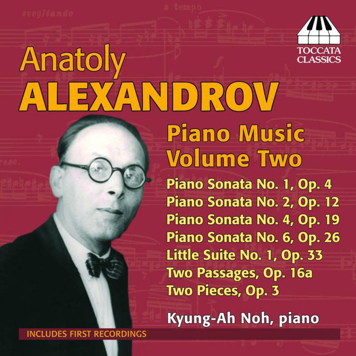 Kyung-Ah Noh - Alexandrov: Piano Music Vol. 2 - TOCC0216