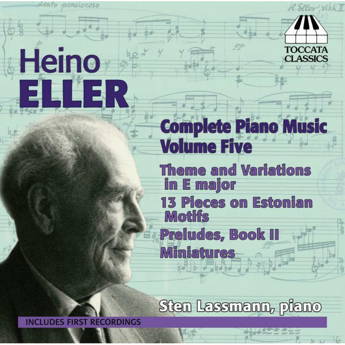 Sten Lassmann - Eller: Piano Music Volume 5 - TOCC0225