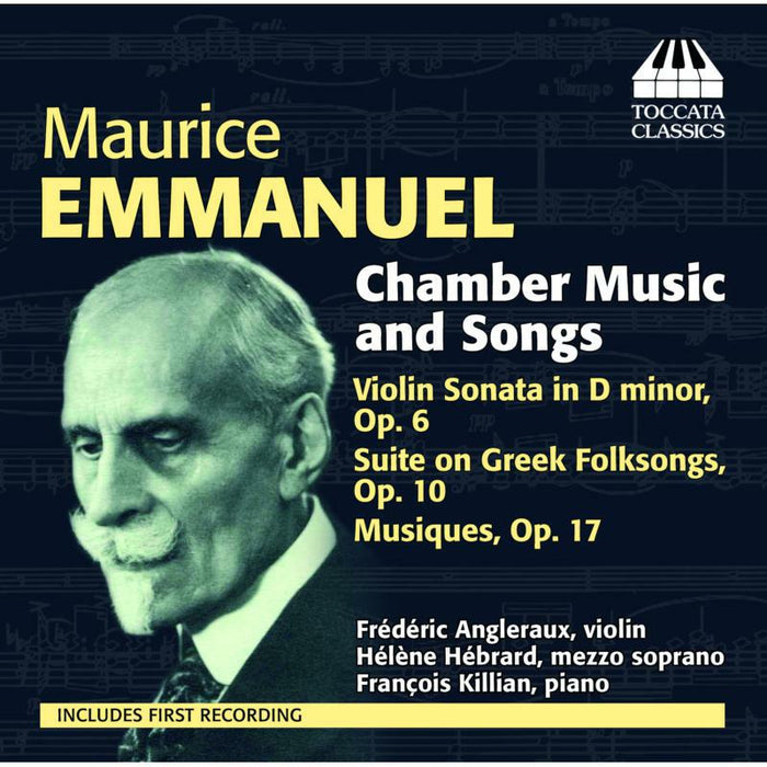 Angleraux:Hebrard:Killian - Emmanuel: Chamber Music Songs - TOCC0231