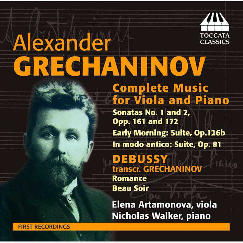 Artamonova:Walker - Grechaninov: Viola Music - TOCC0234