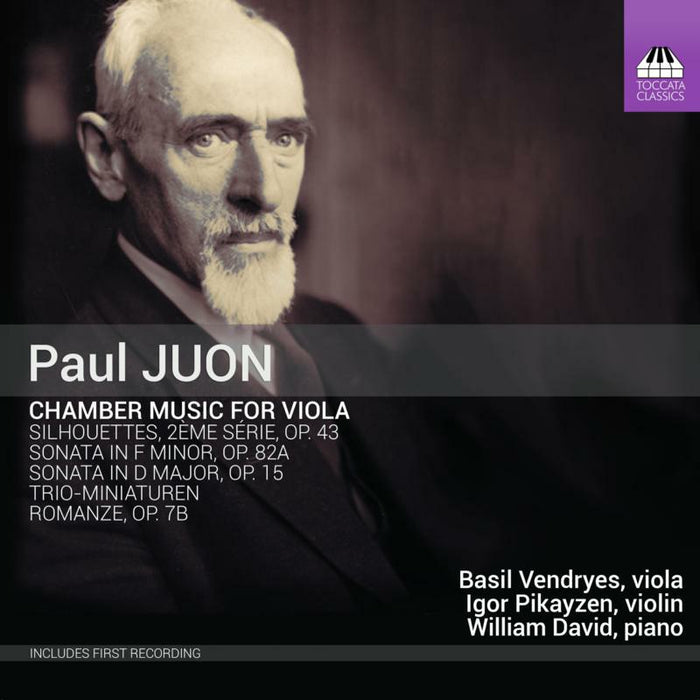Vendryes/Pikayzen/David - Paul Juon: Chamber Music for Viola - TOCC0389