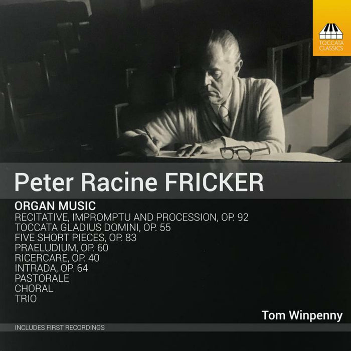 Winpenny - Peter Racine Fricker: Organ Music - TOCC0518