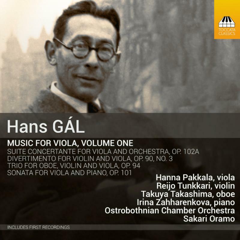 Various - Hans Gál: Music for Viola, Volume 1 - TOCC0535