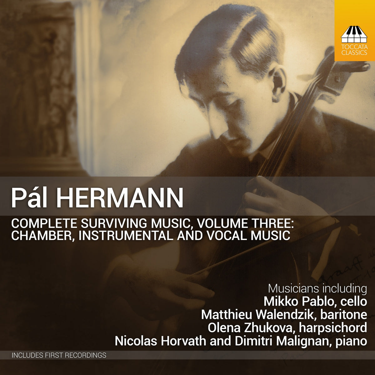 Various Artists - Pal Hermann: Complete Surviving Music, Vol. 3 - Chamber and Instrumental Music and Songs - TOCC0623