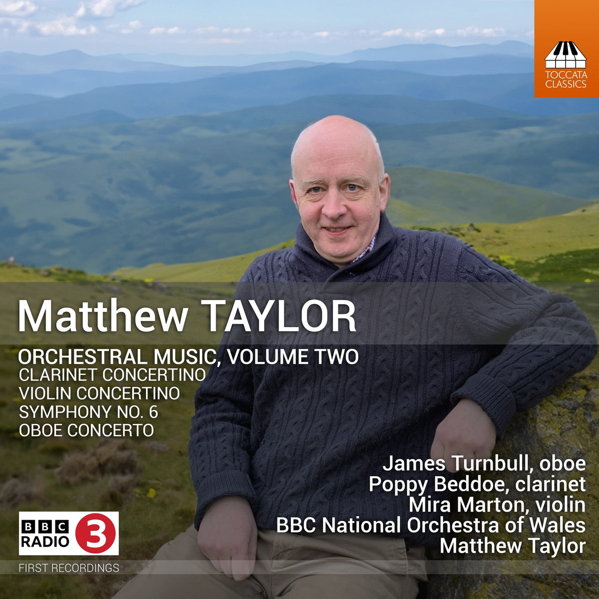 James Turnbull; Poppy Beddoe; Mira Marton; BBC National Orchestra of Wales; Lesley Hatfield; Matthew Taylor - Matthew Taylor: Orchestral Music, Vol. 2 - TOCC0708