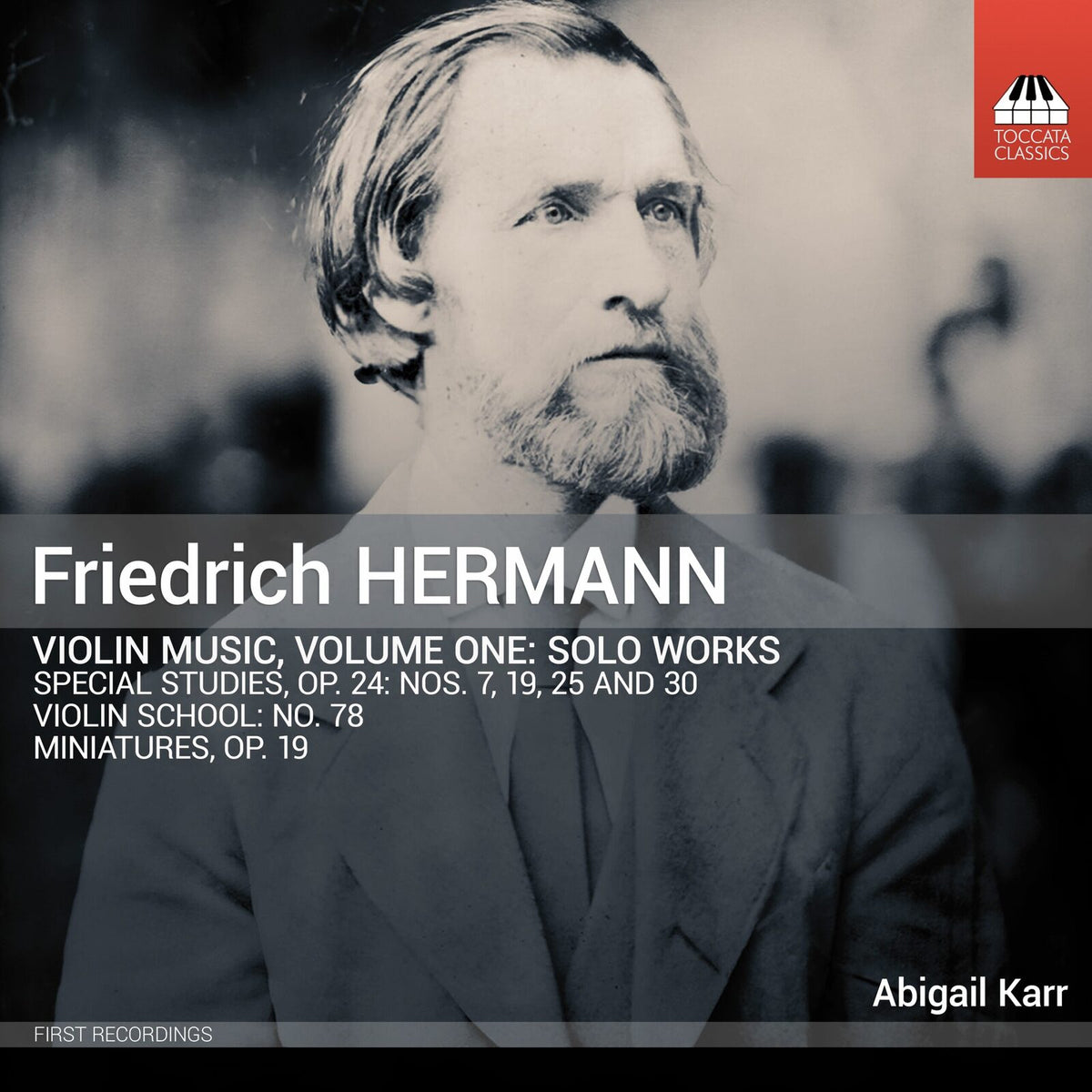 Abigail Karr - Friedrich Hermann: Violin Music, Vol. 1 - Solo Works - TOCC0738