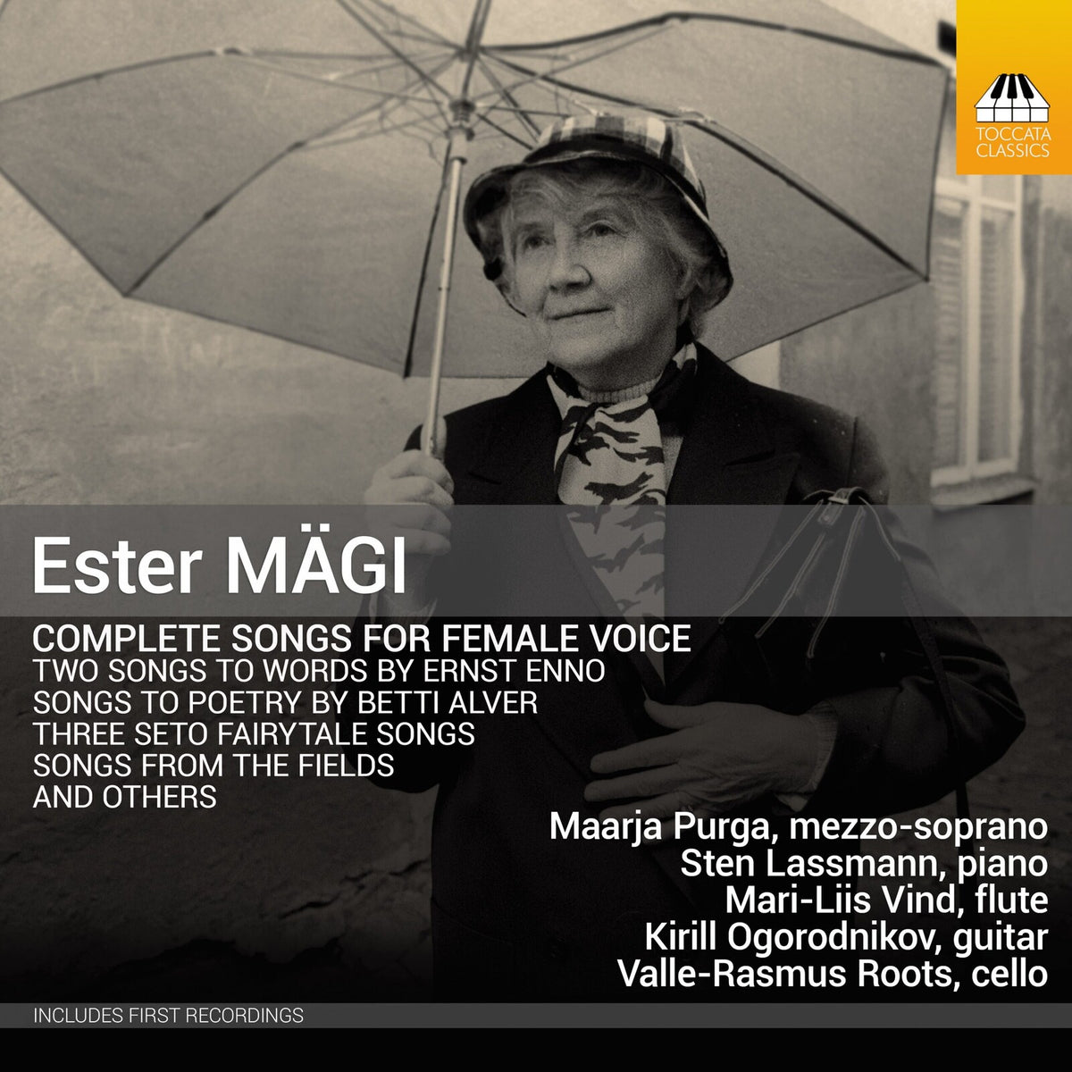 Maarja Purga; Valle-Rasmus Roots; Mari-Liis Vind; Kirill Ogorodnikov; Sten Lassmann - Ester Magi: Complete Songs for Female Voice - TOCC0741