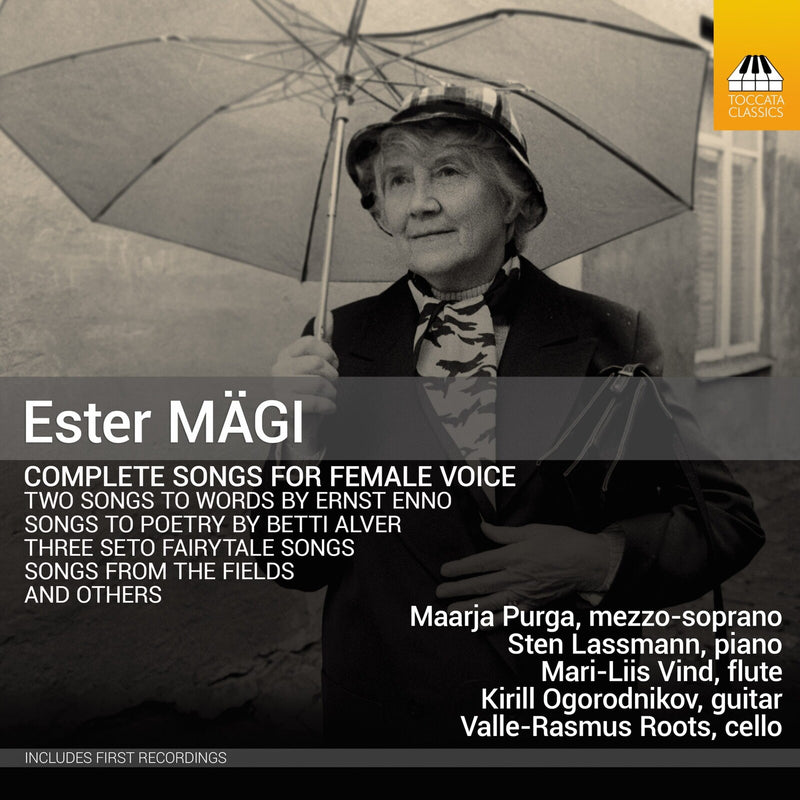 Maarja Purga; Valle-Rasmus Roots; Mari-Liis Vind; Kirill Ogorodnikov; Sten Lassmann - Ester Magi: Complete Songs for Female Voice - TOCC0741