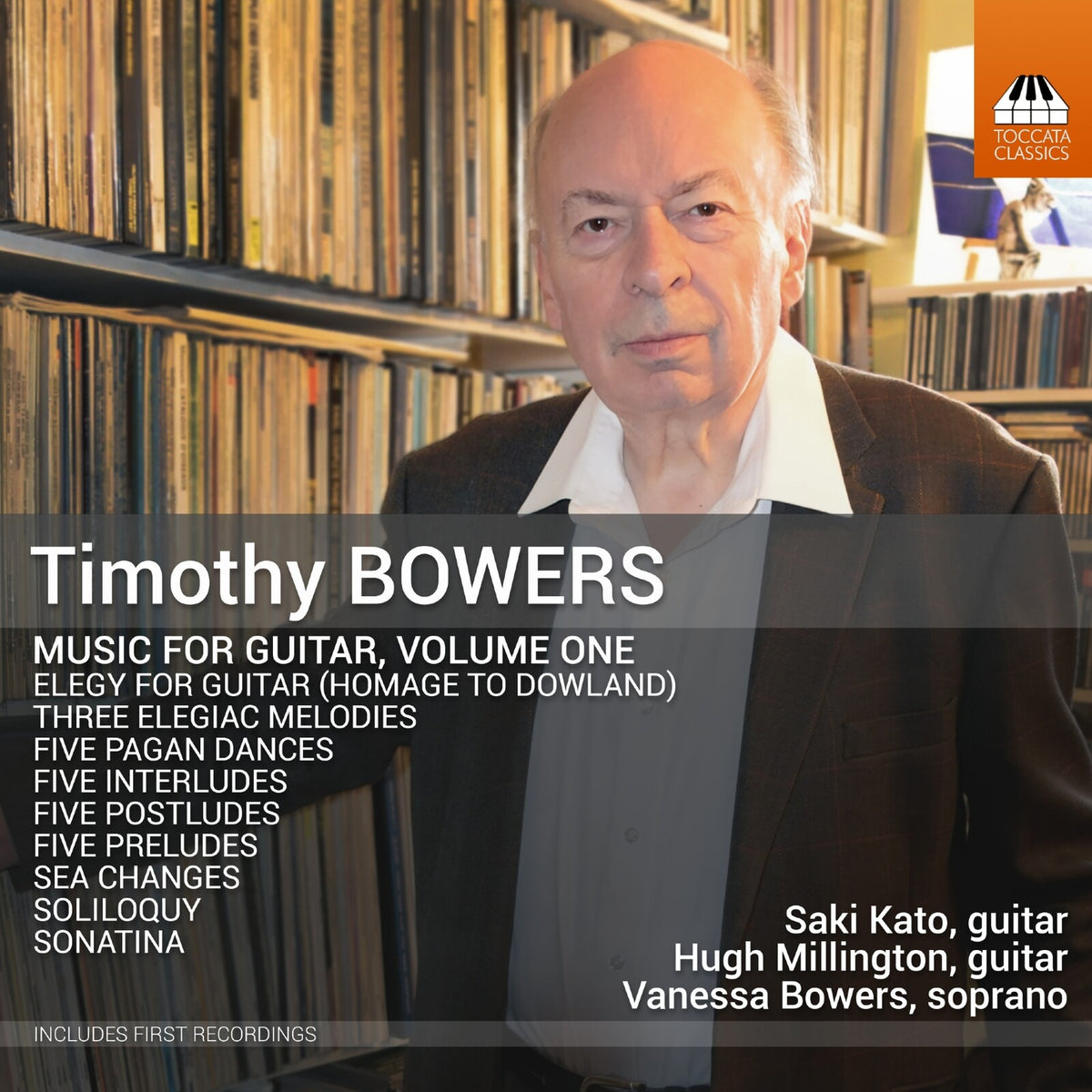 Saki Kato; Hugh Millington; Vanessa Bowers - Timothy Bowers: Guitar Music and Songs - TOCC0802