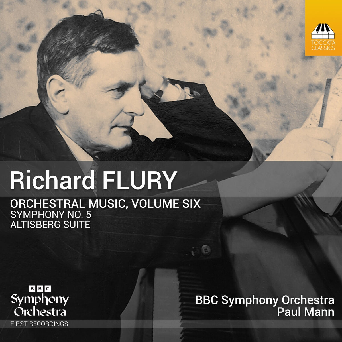 BBC Symphony Orchestra; Paul Mann - Richard Flury: Orchestral Music, Vol. 6 - TOCC0805