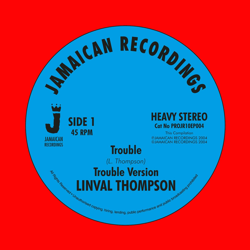 Linval Thompson - Trouble' & Version / 'Di Wicked Dem' & Version - PROJR10EP004