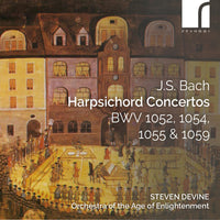 steven devine. orchestra of the age of enlightenment - j.s. bach: harpsichord concertos, bwv 1052, 1054, 1055 & 1059 - RES10318
