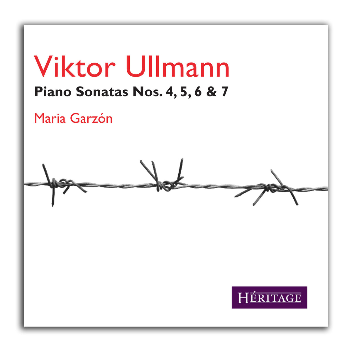 MARIA GARZON - ULLMANN - PIANO SONATAS - HTGCD246